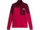 The North Face W Polartec Power Grid Stormgap Jacket, lali guran/burgundy cru | Bild 1