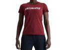 Specialized Wordmark T-Shirt Damen kurzarm, garnet red | Bild 1