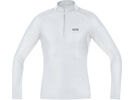 Gore Wear M Windstopper Base Layer Thermo Stehkragenshirt, light grey/white | Bild 1