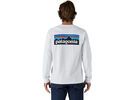 Patagonia Men's Long-Sleeved P-6 Logo Responsibili-Tee, white | Bild 6