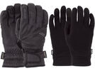 POW Gloves Warner Gore-Tex Short Glove + Merino Liner, black | Bild 2