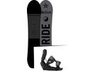 Set: Ride Hellcat 2017 + Flow Minx 2017, black - Snowboardset | Bild 1