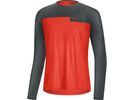 Gore Wear Trail LS Shirt, fireball/urban grey | Bild 1