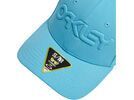 Oakley 6 Panel Stretch Hat Embossed, bright blue/blackout | Bild 3