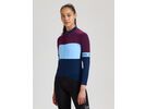 Le Col Womens Sport Tricolour Long Sleeve Jersey, navy/powder blue/purple | Bild 3