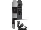 Set: Ride Timeless 2017 + Flow NX2 Hybrid 2016, black - Snowboardset | Bild 1