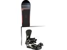 Set: Nitro Team 2017 + Nitro Machine 2017, black - Snowboardset | Bild 1