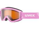 uvex Speedy Pro, pink-snowflake/Lens: lasergold | Bild 1