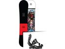 Set: Ride Crook Wide 2017 + Flow Nexus Hybrid 2017, black - Snowboardset | Bild 1