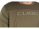 Cube MTB Rundhalstrikot Pro TM langarm, olive | Bild 2