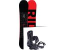 Set: Ride Machete 2017 + Ride Capo 2017, black - Snowboardset | Bild 1