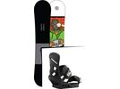 Set: Ride Crook 2017 + Burton Mission 2017, black - Snowboardset | Bild 1