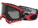 Oakley XS O Frame MX, skullbone red/Lens: dark grey | Bild 1