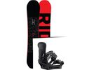 Set: Ride Machete 2017 + Burton Malavita 2017, black - Snowboardset | Bild 1
