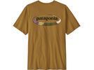 Patagonia Men's '95 Oval Logo T-Shirt, bobcat brown/sunshine | Bild 2