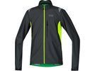 Gore Bike Wear Element Windstopper Active Shell Zip-Off Jacke, black/neon yellow | Bild 1