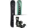 Set: Arbor Element Mid Wide 2017 + Nitro Zero 2017, not black - Snowboardset | Bild 1