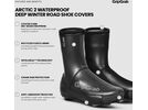 GripGrap Arctic 2 Waterproof Deep Winter Road Shoe Covers, black | Bild 9