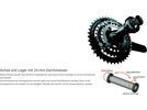 Shimano Deore XT FC-M8100-1 Hollowtech II o. Kettenblatt / 172 QF / 1x12, schwarz | Bild 4