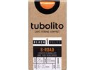 Tubolito S-Tubo Road 80 mm - 700C x 18-32 / Black Valve, orange/black | Bild 2