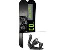 Set: Ride Wild Life Wide 2017 + Flow Five 2016, black - Snowboardset | Bild 1