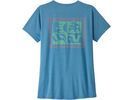 Patagonia Women's Capilene Cool Daily Shirt - Mother Rays, shore blue/light shore blue x-dye | Bild 2