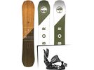 Set: Arbor Coda Rocker Mid Wide 2017 + Flow NX2 Hybrid 2017, black - Snowboardset | Bild 1