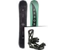 Set: Arbor Element Mid Wide 2017 + Nitro Phantom 2017, midnight - Snowboardset | Bild 1