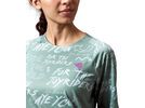 Endura Damen Singletrack Langärmeliges Bedrucktes T-Shirt, sage green | Bild 7