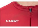 Cube ATX Trikot Full Zip kurzarm, red | Bild 4