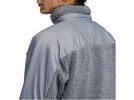 Adidas Fleece Zip Jacket, feather grey/orange | Bild 8