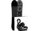 Set: Ride Hellcat 2017 + Burton Stiletto 2017, black - Snowboardset | Bild 1