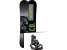 Set: Ride Wild Life Wide 2017 + K2 Cinch CTS 2017, black - Snowboardset | Bild 1