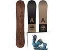 Set: Arbor Element Premium 2017 + Flow NX2 2016, blue - Snowboardset | Bild 1