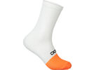 POC Flair Sock Mid, hydrogen white/zink orange | Bild 1