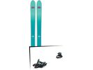 Set: DPS Skis Nina F99 Foundation 2018 + Marker Alpinist 9 black/turquoise | Bild 1