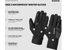 GripGrap Ride 2 Waterproof Winter Gloves, black | Bild 9