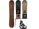 Set: Arbor Element Premium 2017 + K2 Cinch CTX 2017, black - Snowboardset | Bild 1