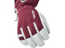 Hestra Army Leather Heli Ski 5 Finger, bordeaux | Bild 3