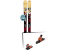 Set: Icelantic Nomad 95 2018 + Salomon Warden 11 orange/black | Bild 1