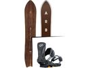 Set: Arbor Clovis 2017 + Ride Capo 2015, matte olive - Snowboardset | Bild 1