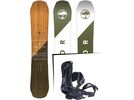 Set: Arbor Coda Rocker Mid Wide 2017 + Ride Capo, black - Snowboardset | Bild 1