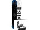 Set: Ride Berzerker 2017 + Flow Fuse Hybrid 2017, black - Snowboardset | Bild 1