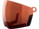 POC POCito Obex Visor Spare Lens, Partly Sunny Light Orange / uranium black | Bild 1