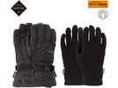 POW Gloves Warner Gore-Tex Long Glove + Merino Liner, black | Bild 3