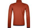 Ortovox Merino Fleece Grid Jacket M, clay orange | Bild 2