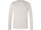 super.natural Casual Rib Bio J LS Herren, white stone melange | Bild 1