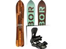 Set: Arbor Cosa Nostra 2017 + Nitro Machine 2015, black - Snowboardset | Bild 1