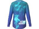 Cube MTB Trikot Rookie X Actionteam langarm, blue´n´green | Bild 2