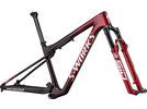 Specialized S-Works Epic World Cup Frameset, gloss red tint/silver granite/white silver | Bild 2
